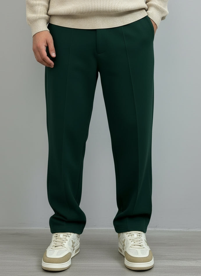 Pantalone palazzo verde