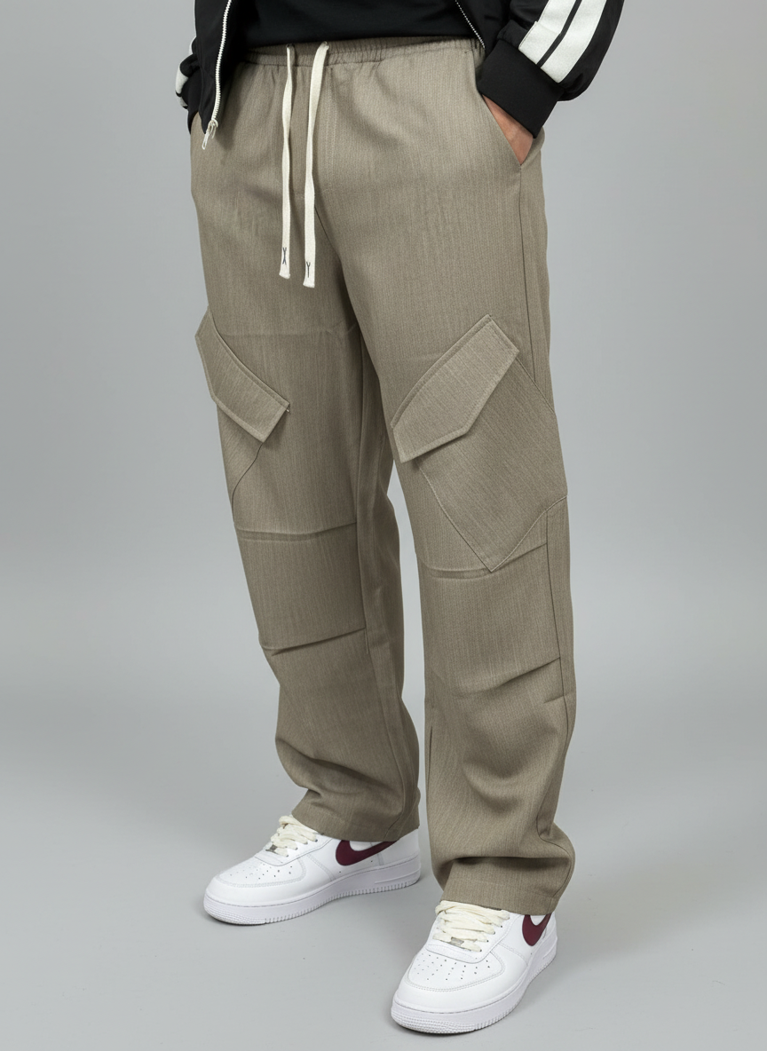 Pantalaccio cargo sabbia