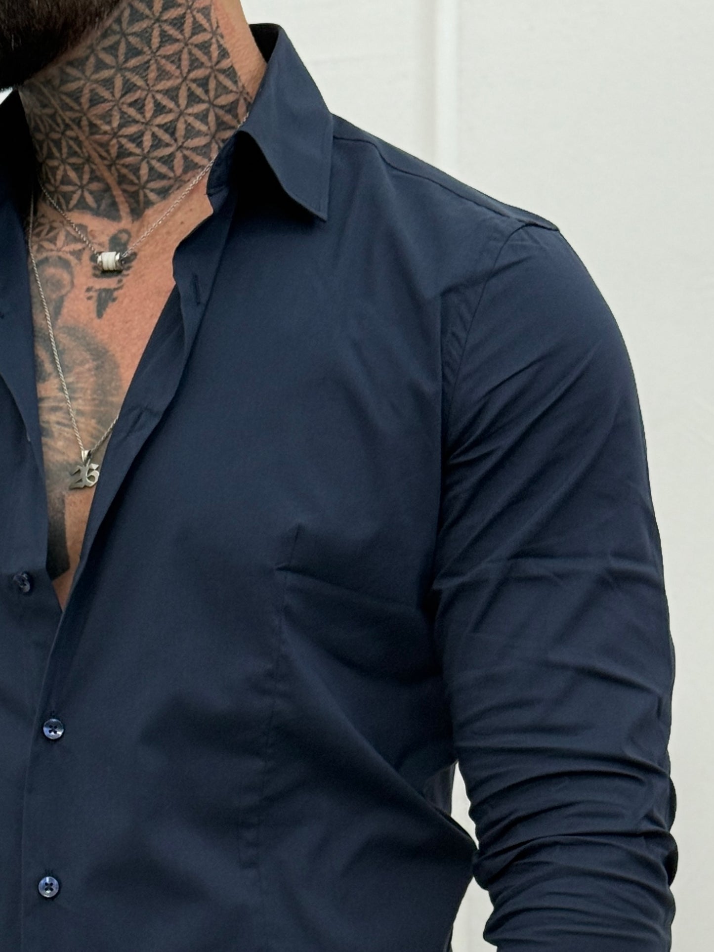Camicia Classica Blu Navi