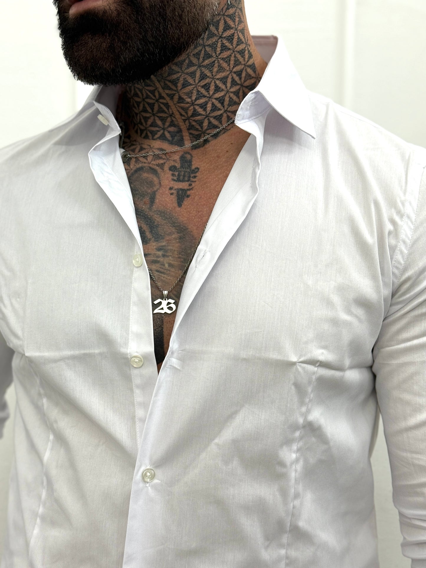 Camicia Classica Slim Fit Bianca