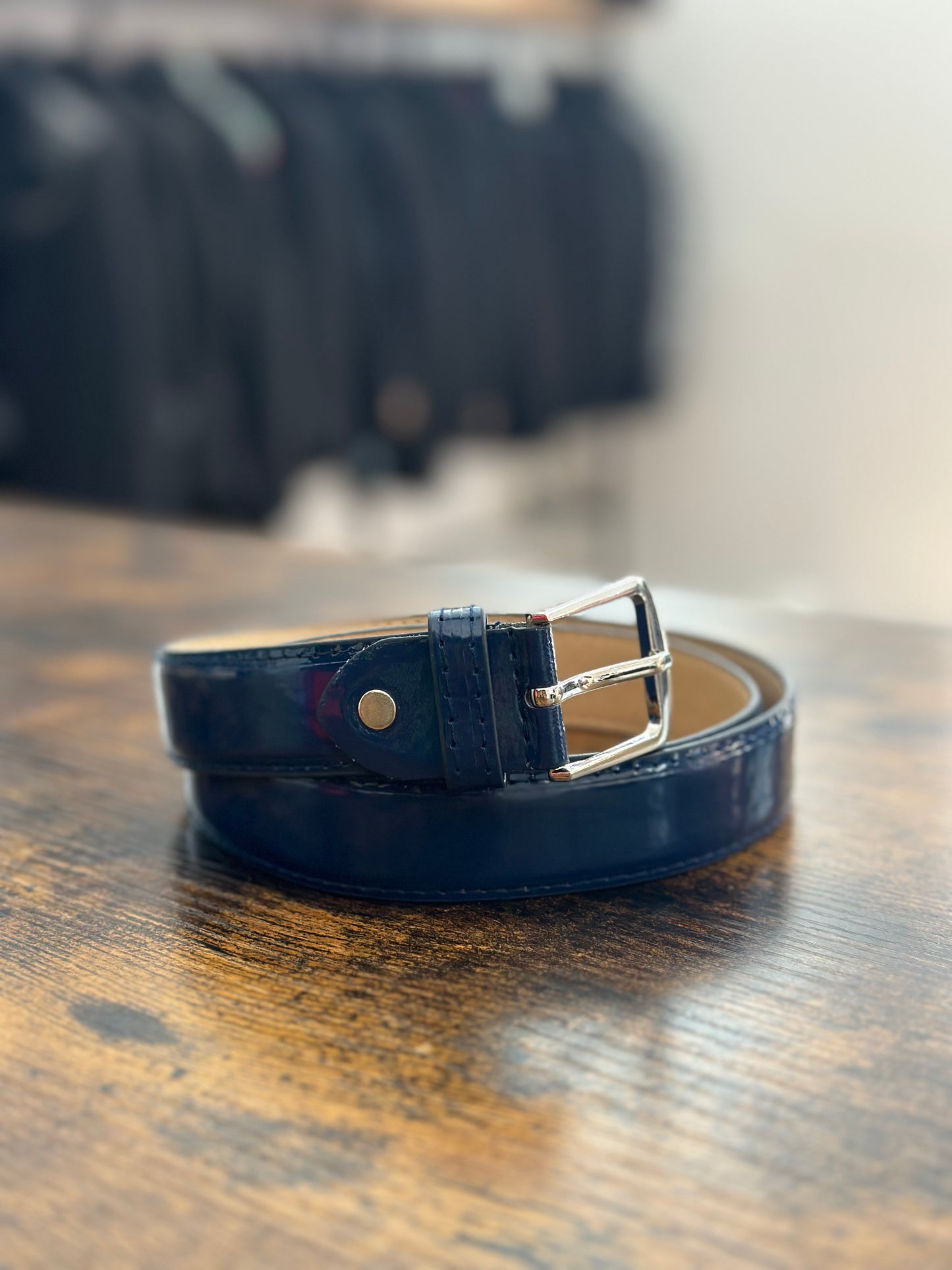 Cintura Lucida blu