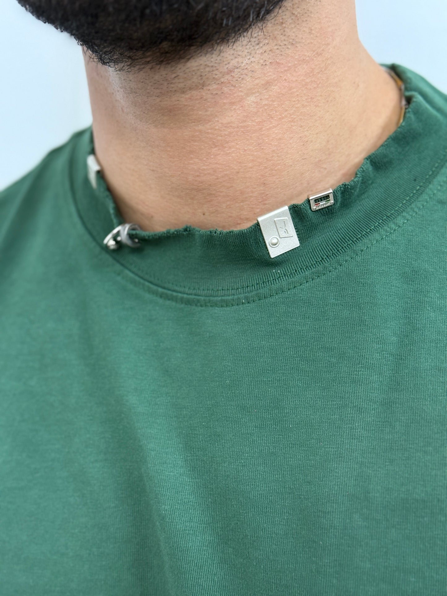 T shirt green spilla