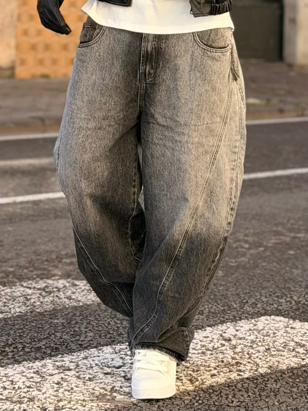 Jeans Ballon Slavato