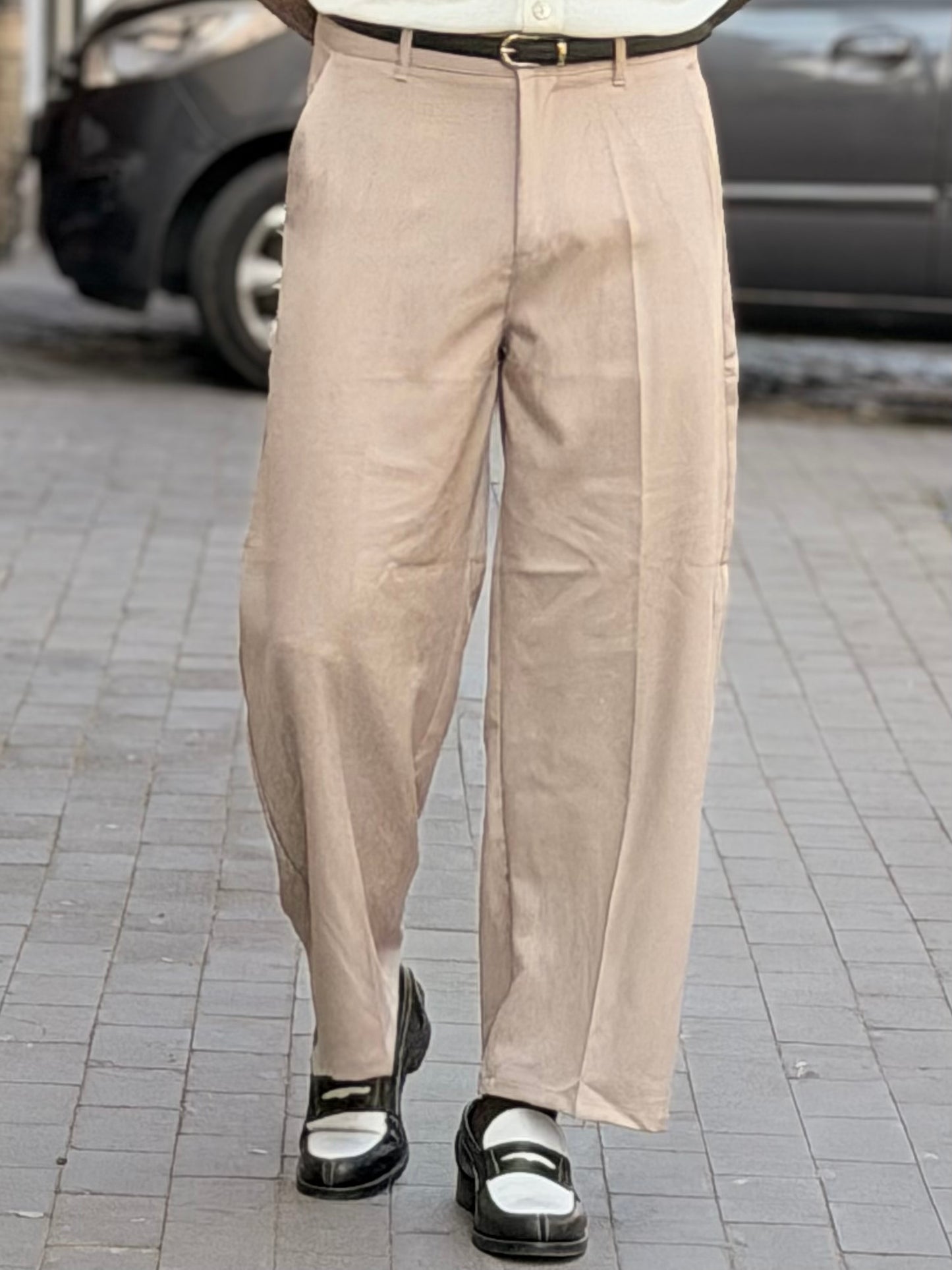 Pantalone Ballon Sabbia