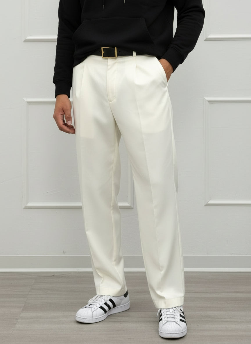 Pantalone palazzo bianco