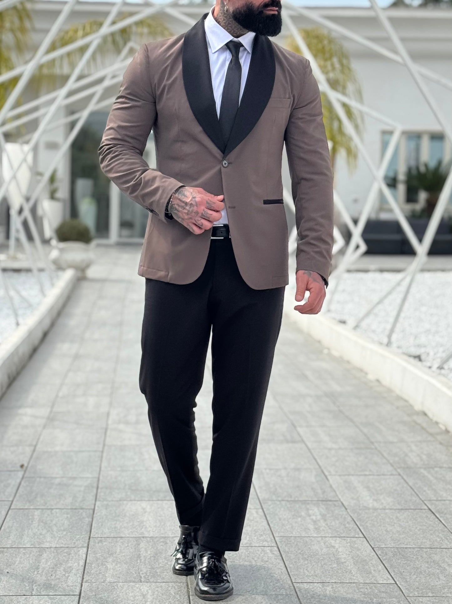 Abito Smoking Marley Marrone