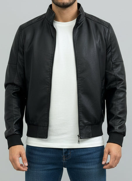 Giubbotto Ecopelle Zip