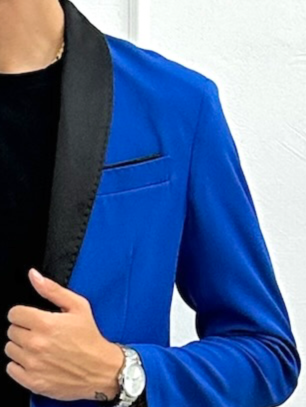 Abito Smoking Blu Royal