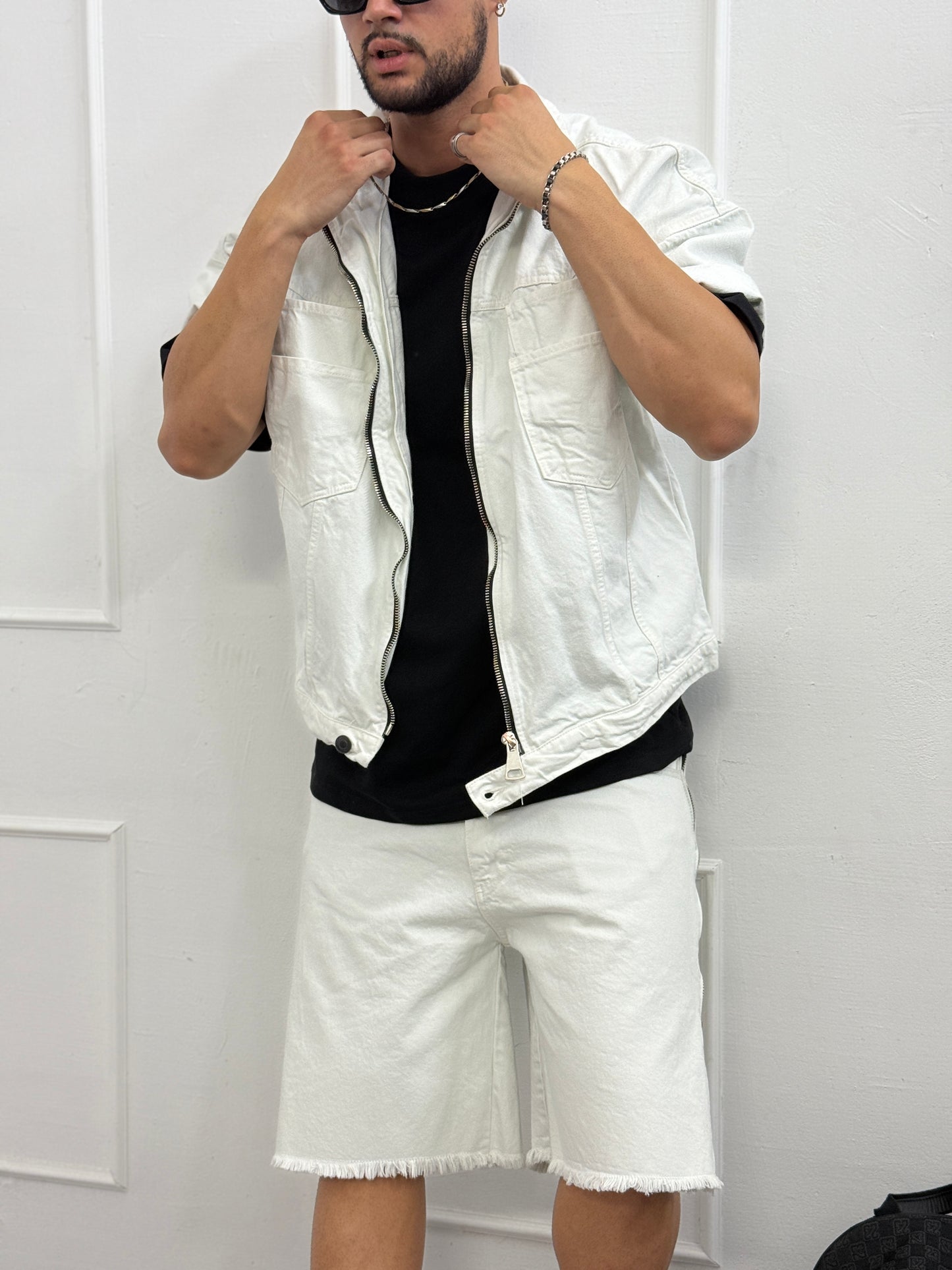 Coordinato Jeans passion white