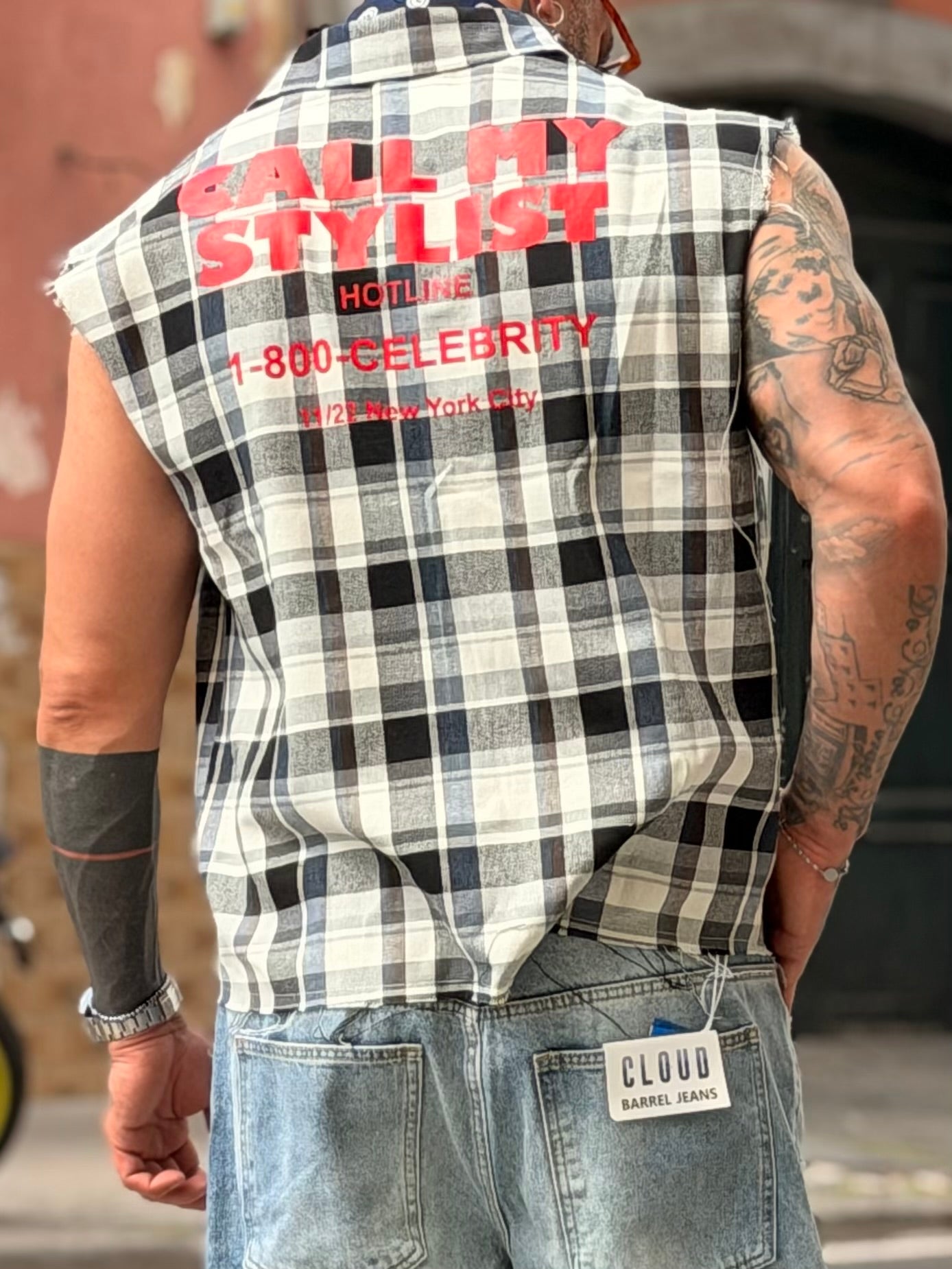 Camicia Quadri Smanicata