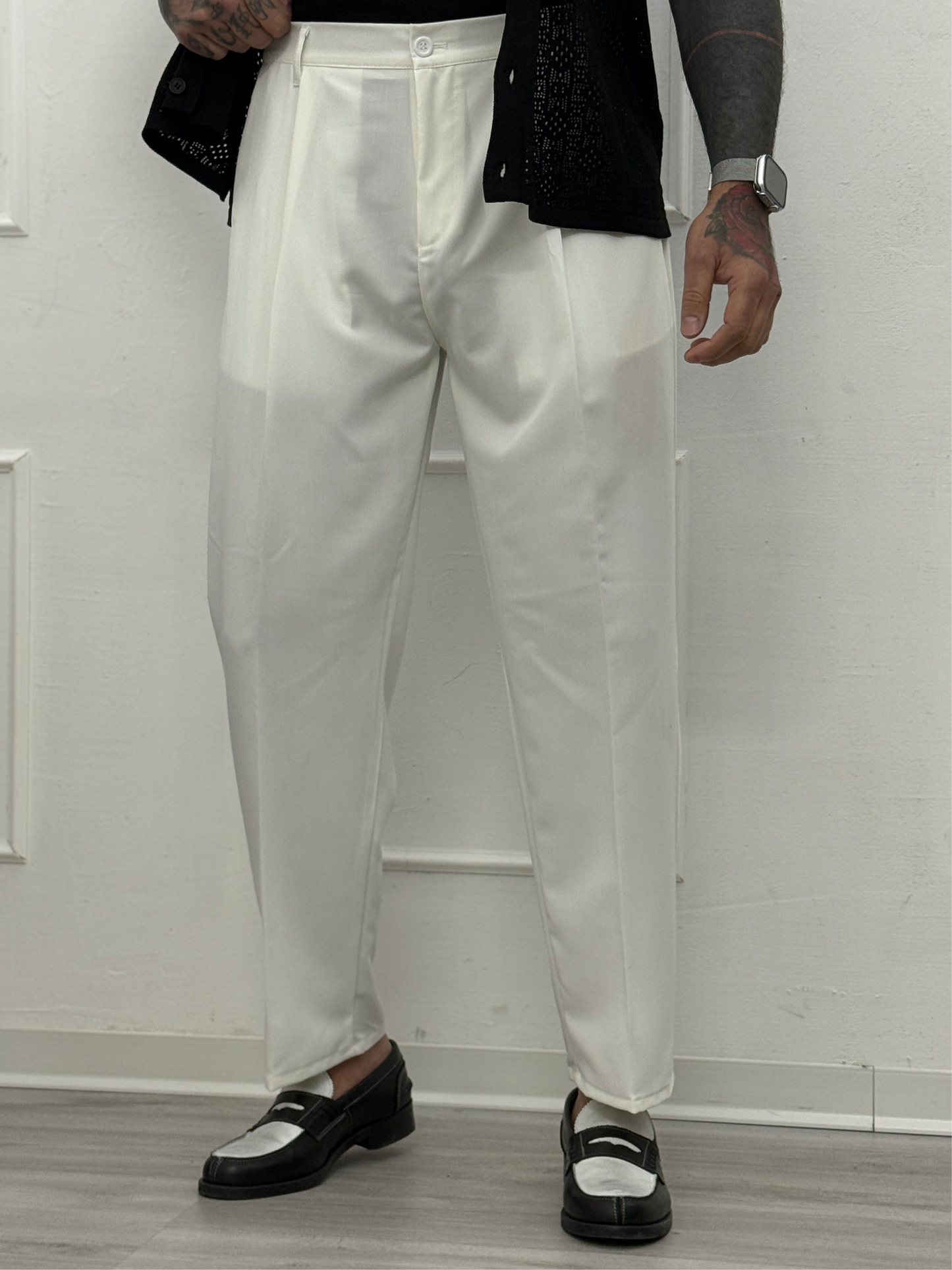 Pantalone Old Money Bianco