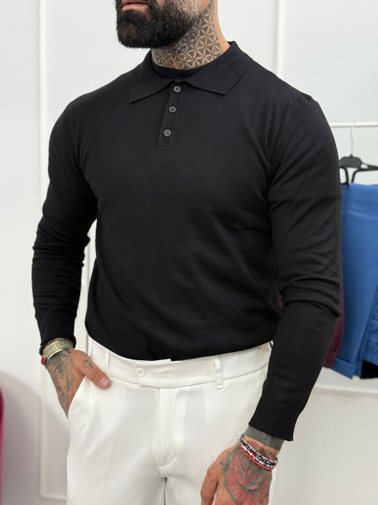 Polo in Filo Nera
