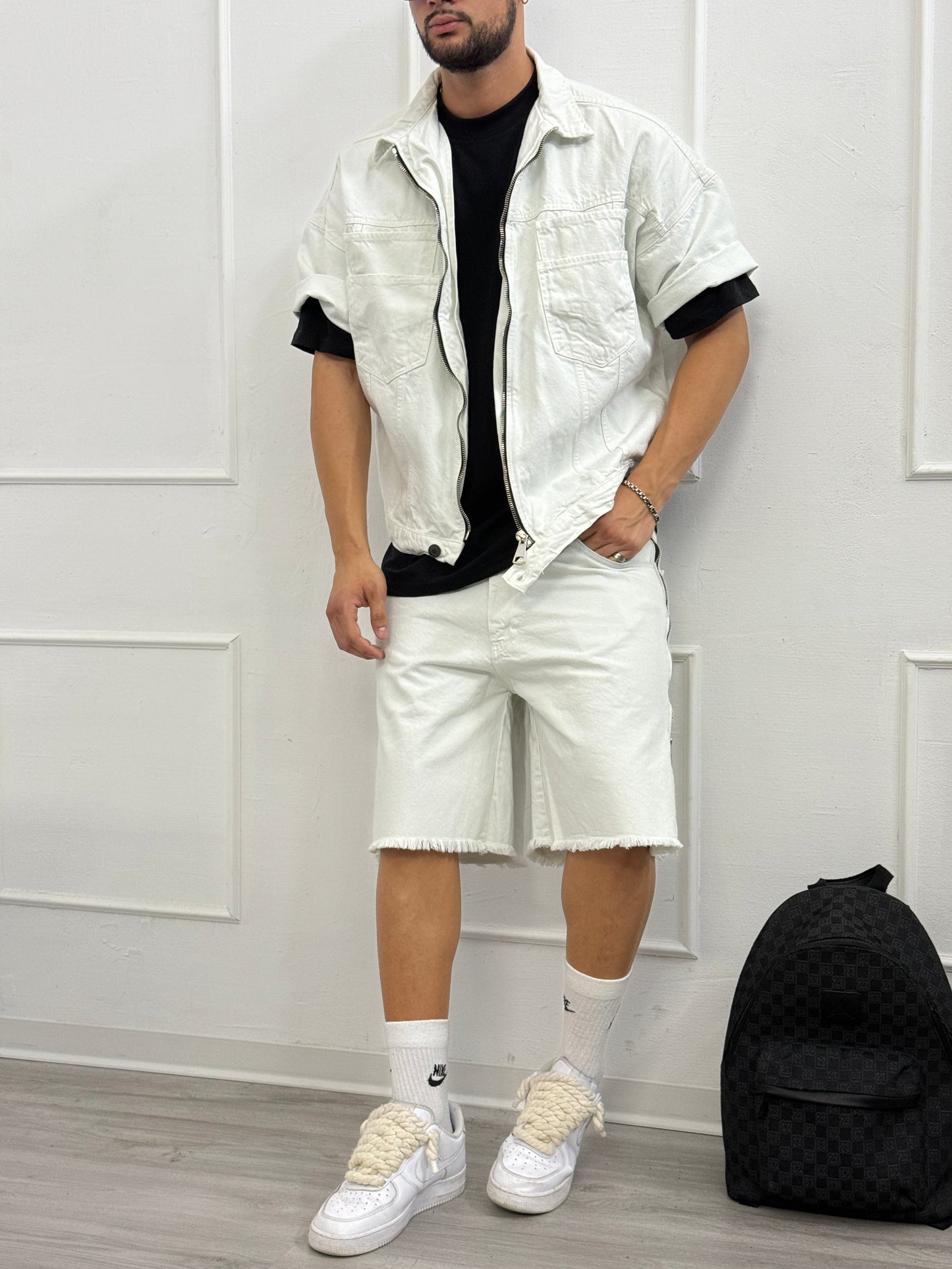 Coordinato Jeans passion white