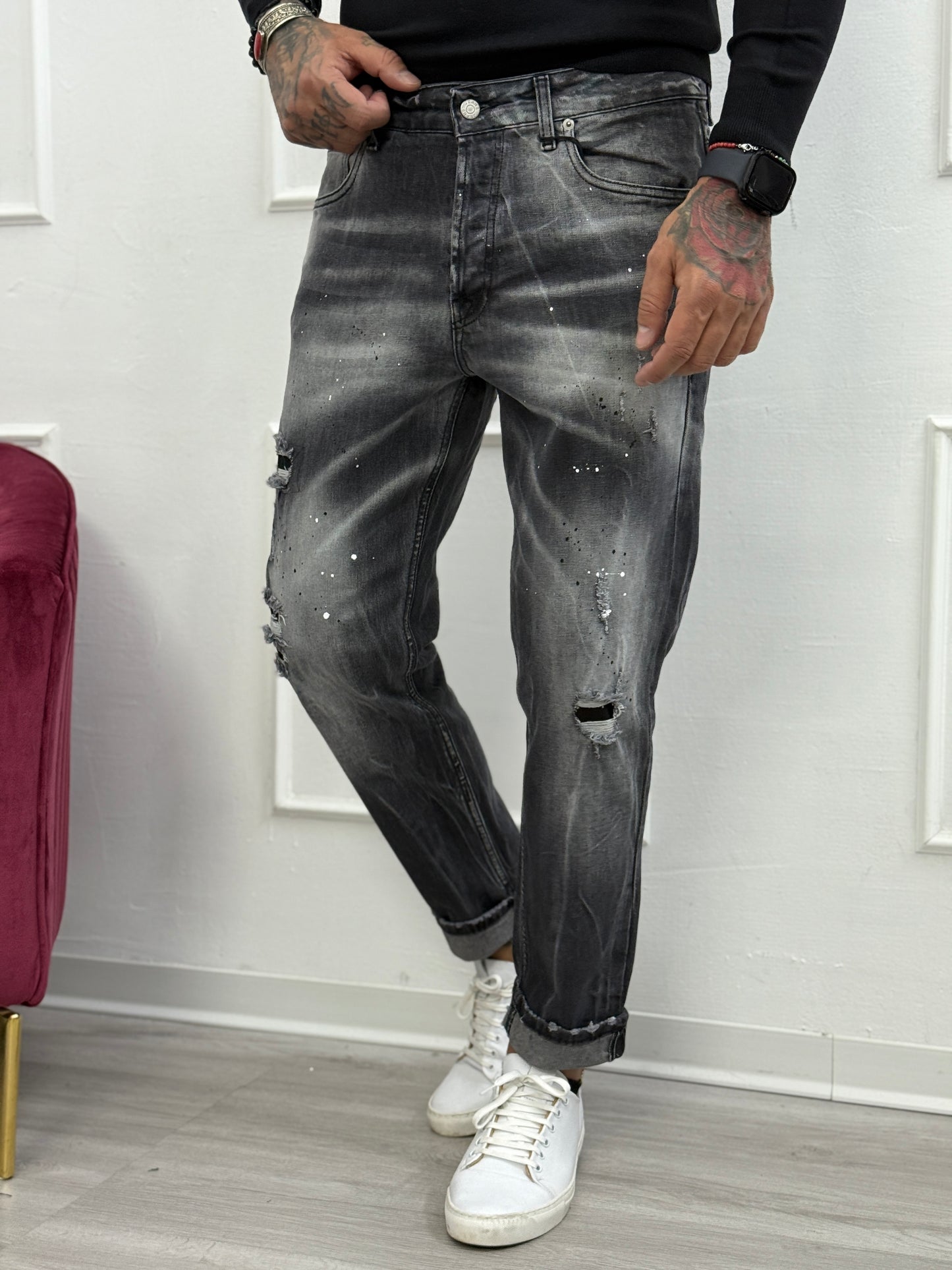 Jeans DSQ MG200 GREY