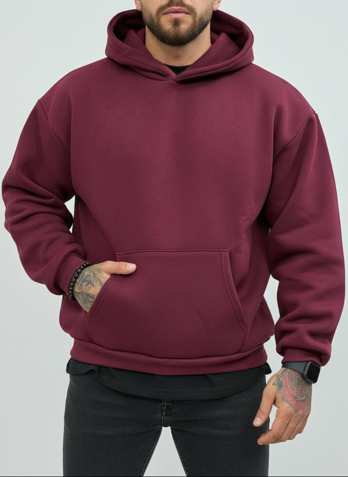Felpa Baggy Bordeaux