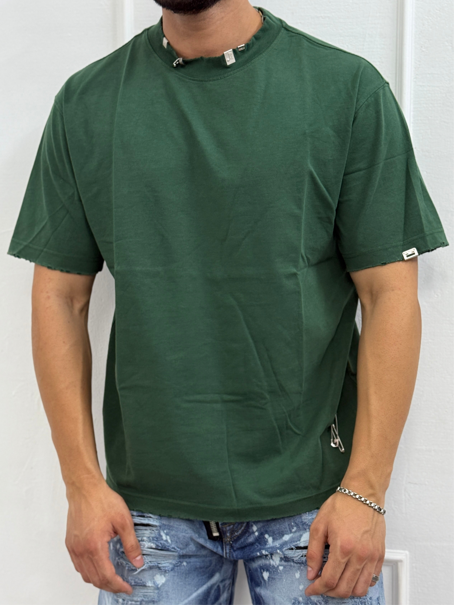 T shirt green spilla