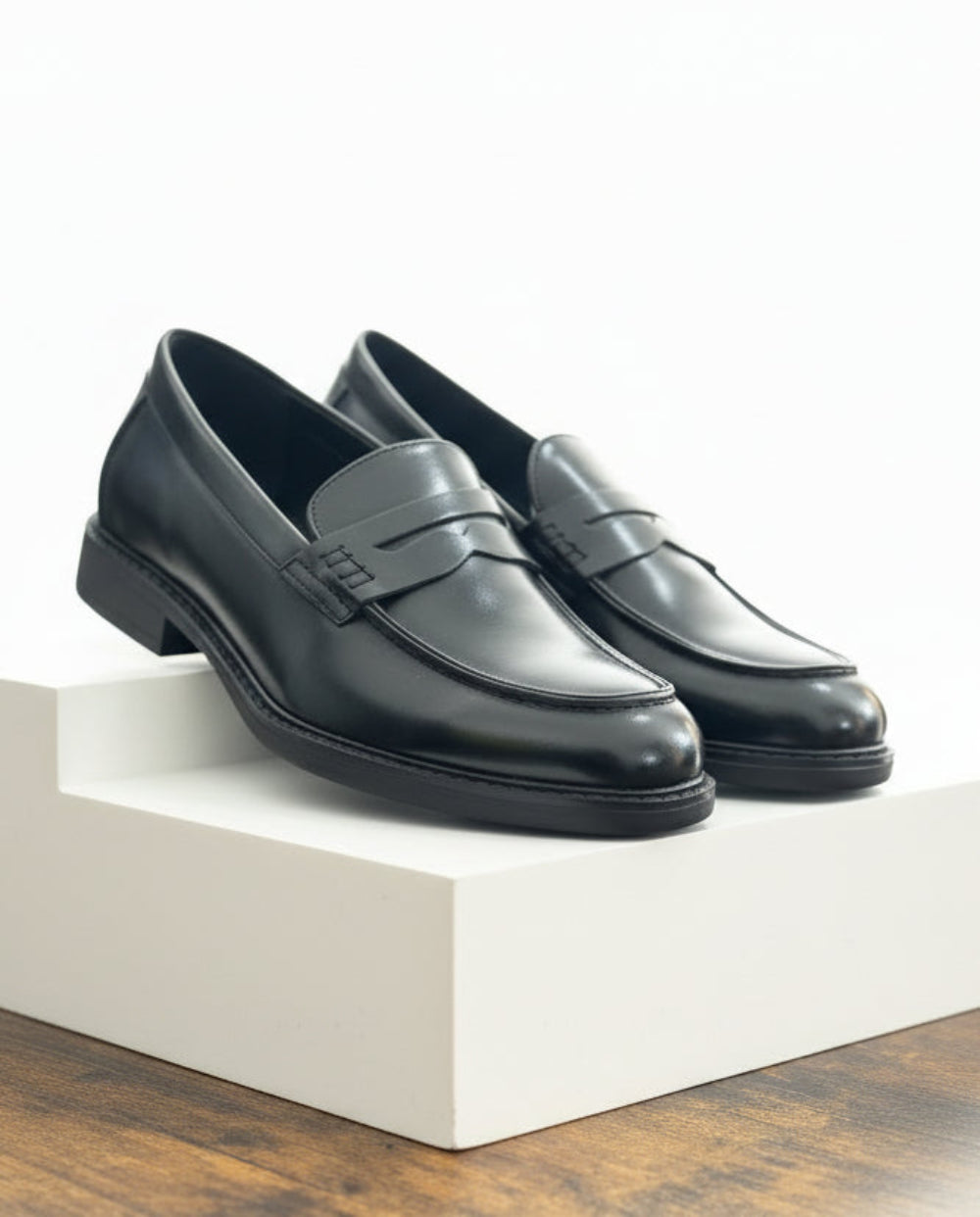 Mocassino matto nero