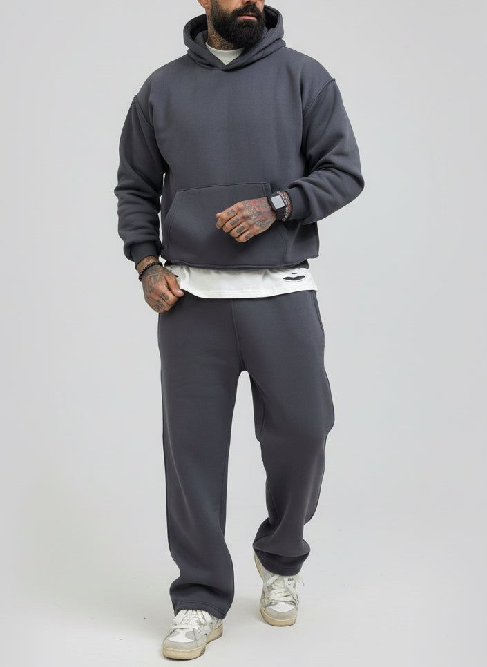 Tuta baggy cuciture piombo