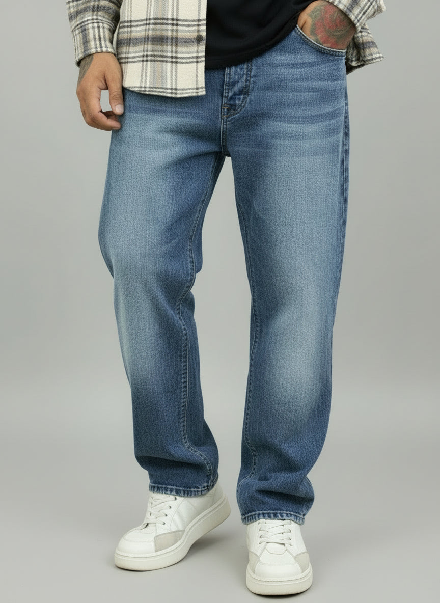 Jeans Baggy lav chiaro passion