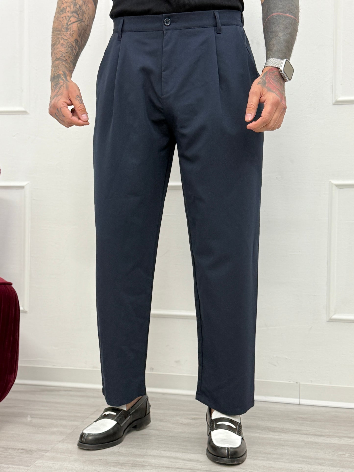 Pantalone Old Money Blu
