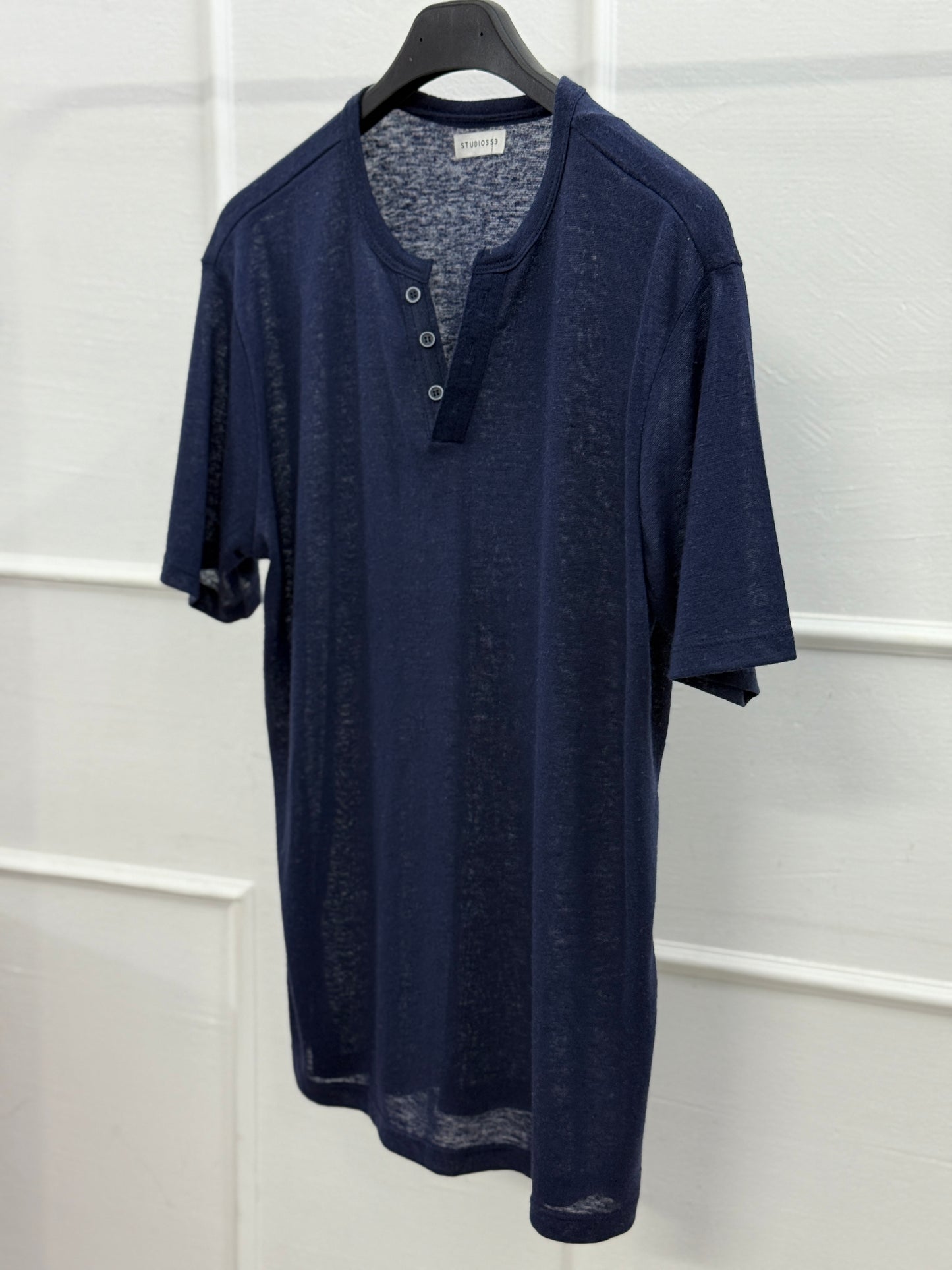 T shirt lino Studios53 blu