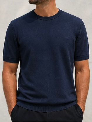 T shirt filo basic Blu