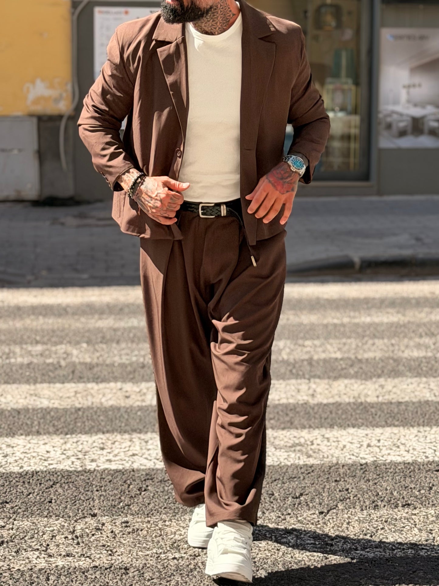 Abito Crop Fit Moro