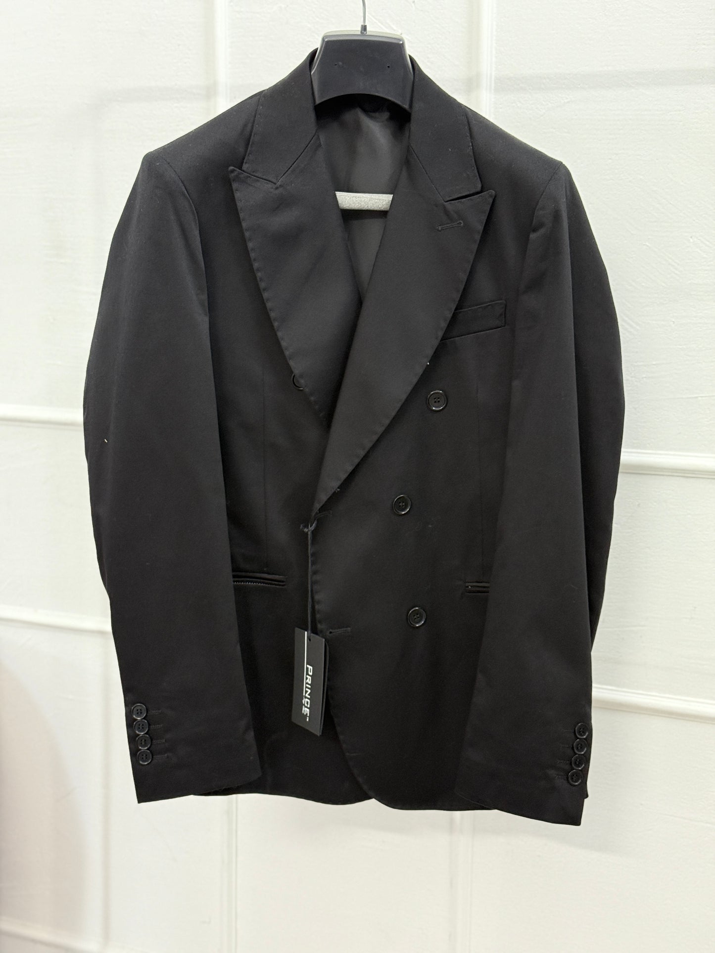 Giacca Doppio Petto Nera slim