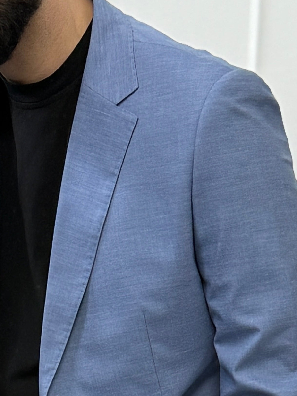 Abito monopetto oversize polvere