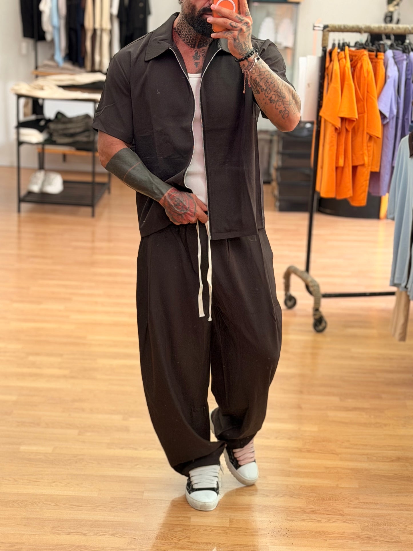 Coordinato Zip Moro