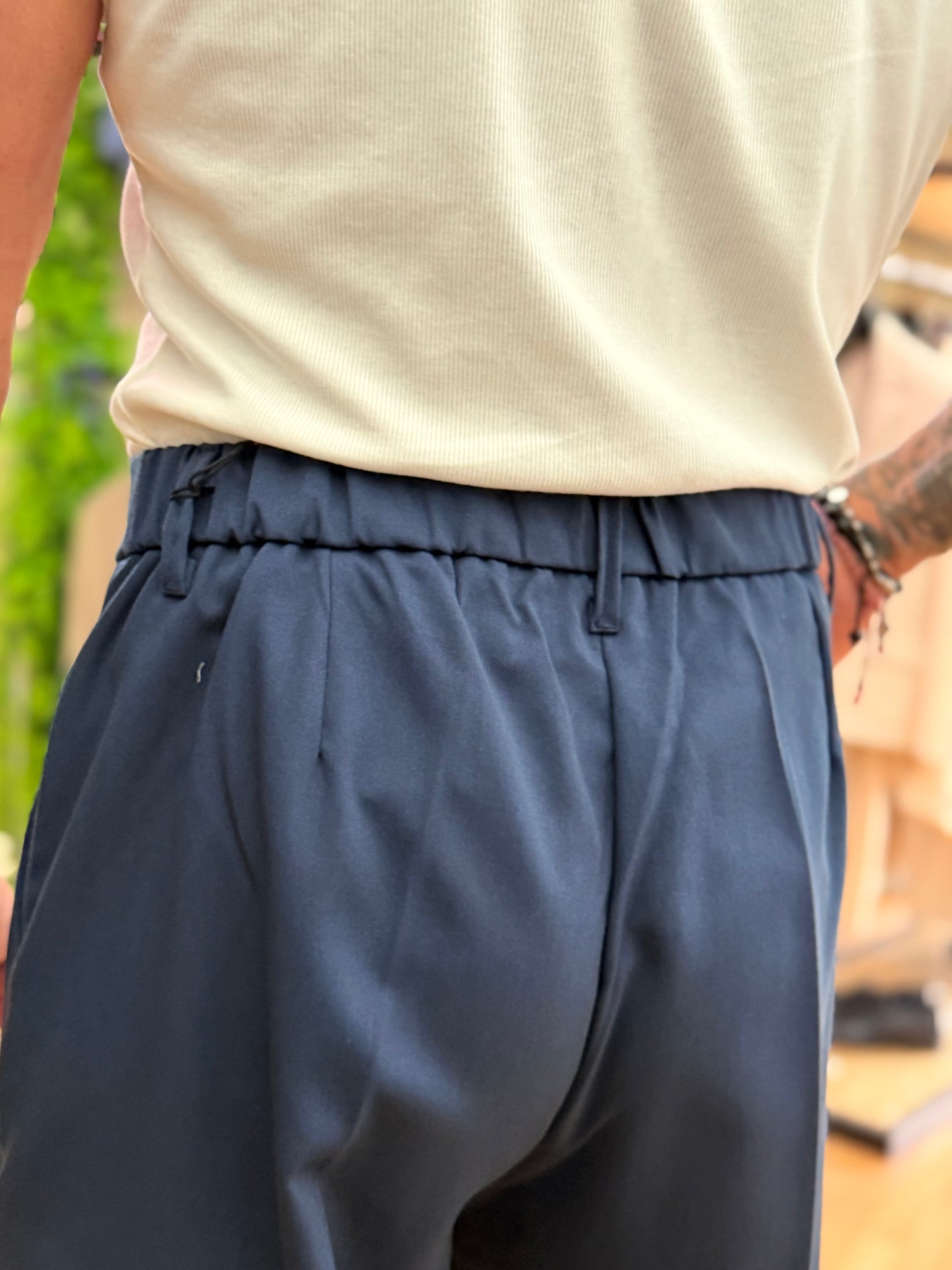 Pantalone Old Money Blu