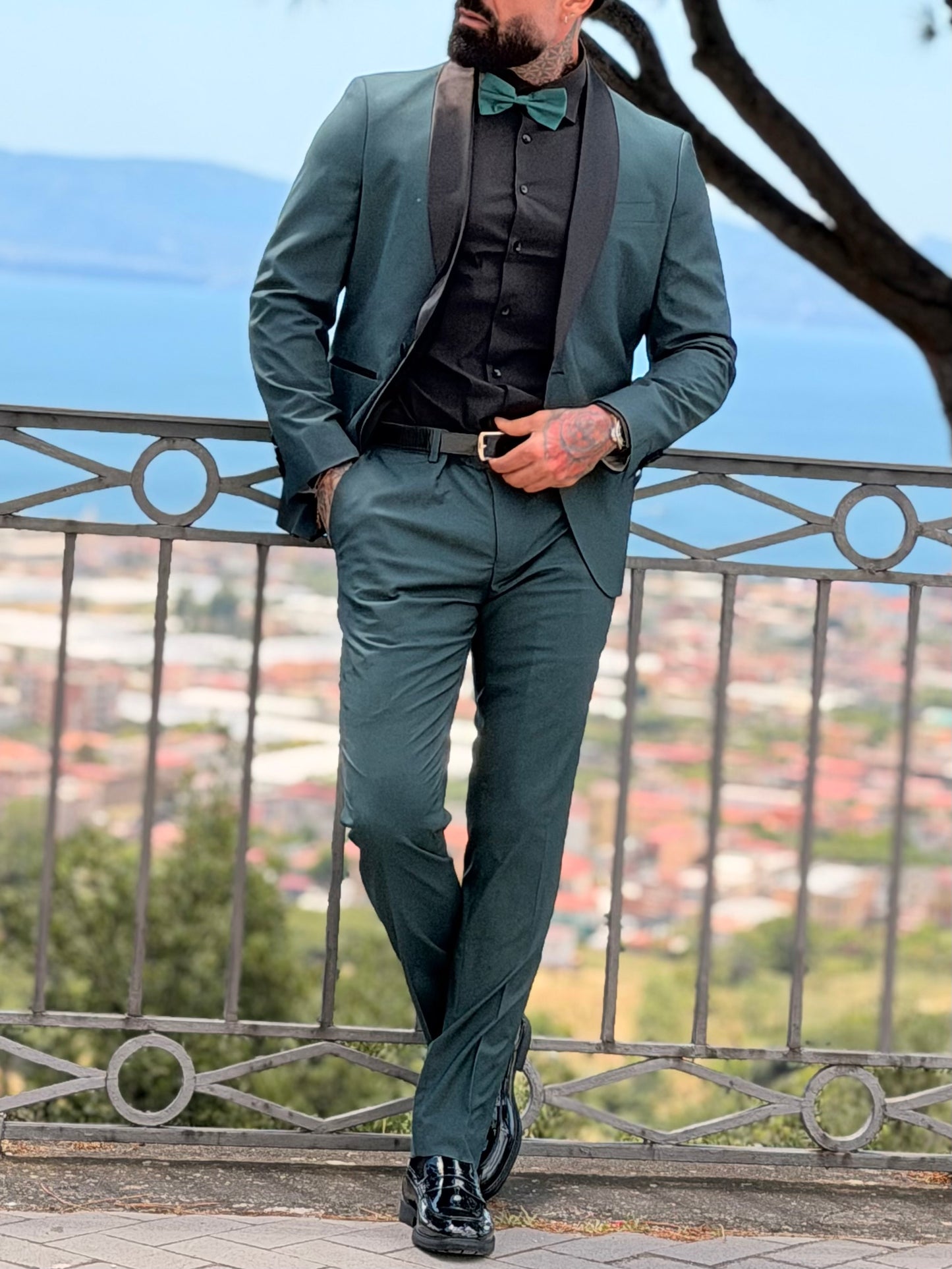 Abito Smoking Verde