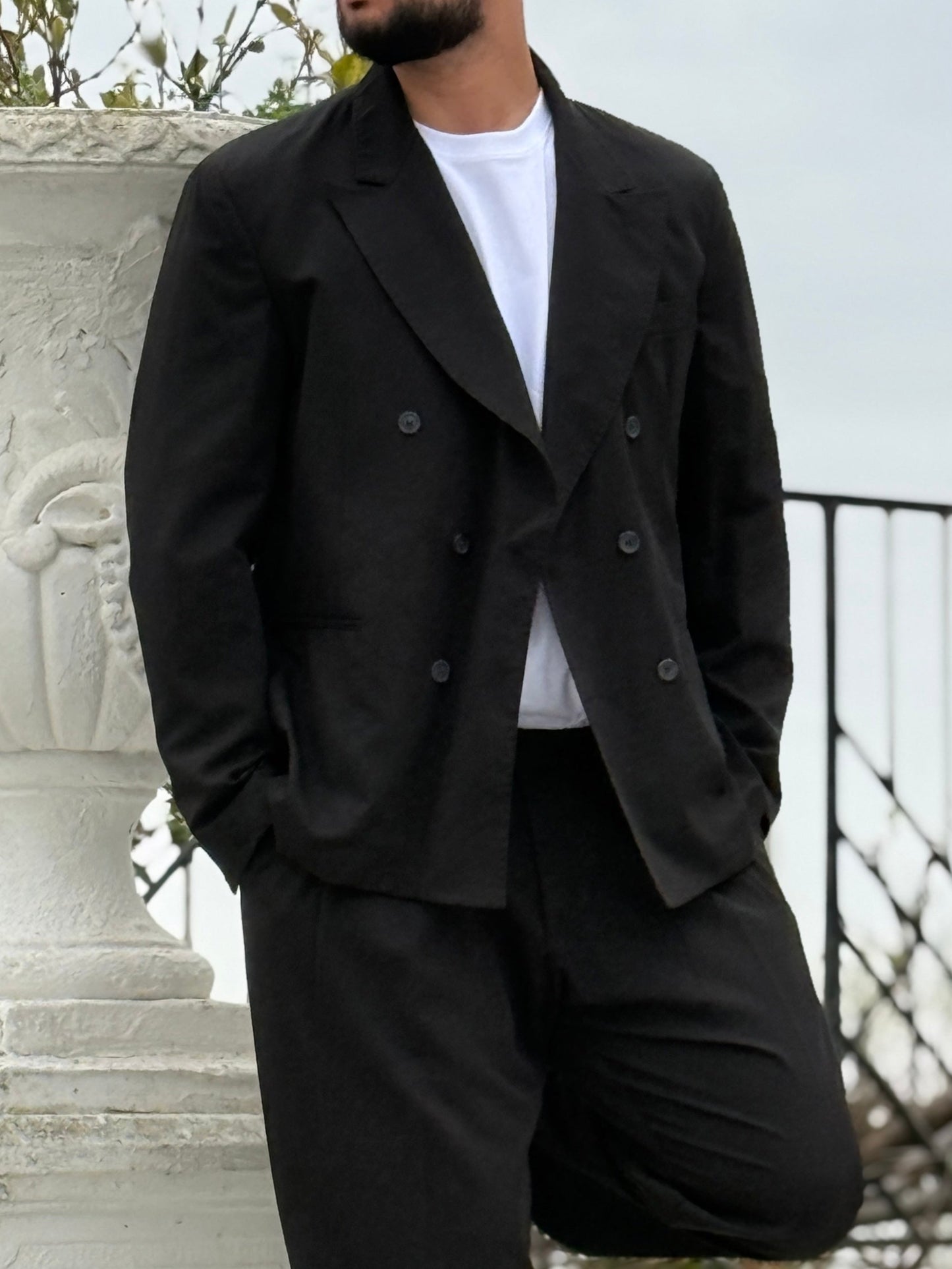 Abito Doppio Petto Oversize New nero