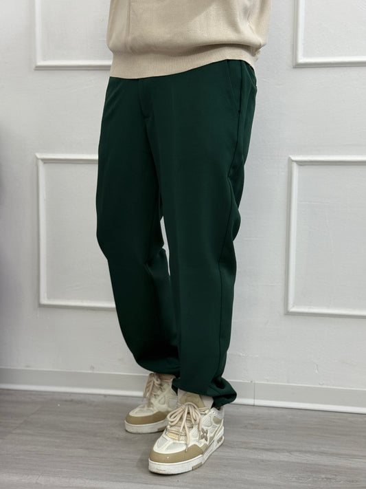 Pantalone palazzo verde