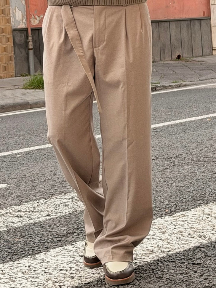 Pantalone Pisa Fango Wide Fit