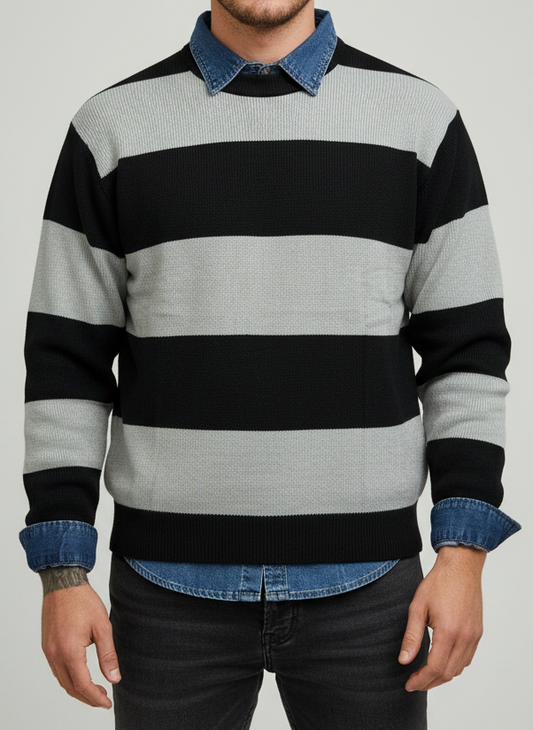 Maglioncino Oversize bicolor 2