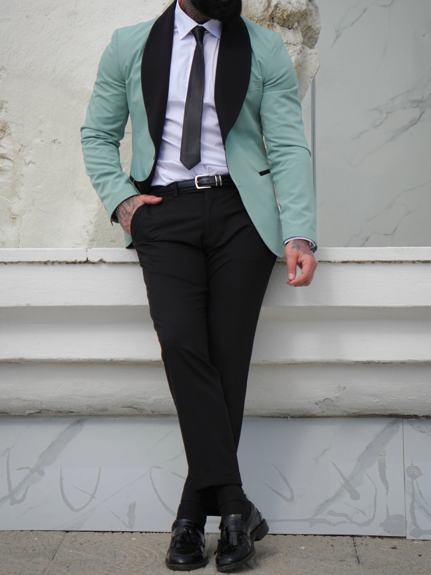 Abito Smoking Marley Verde Salvia