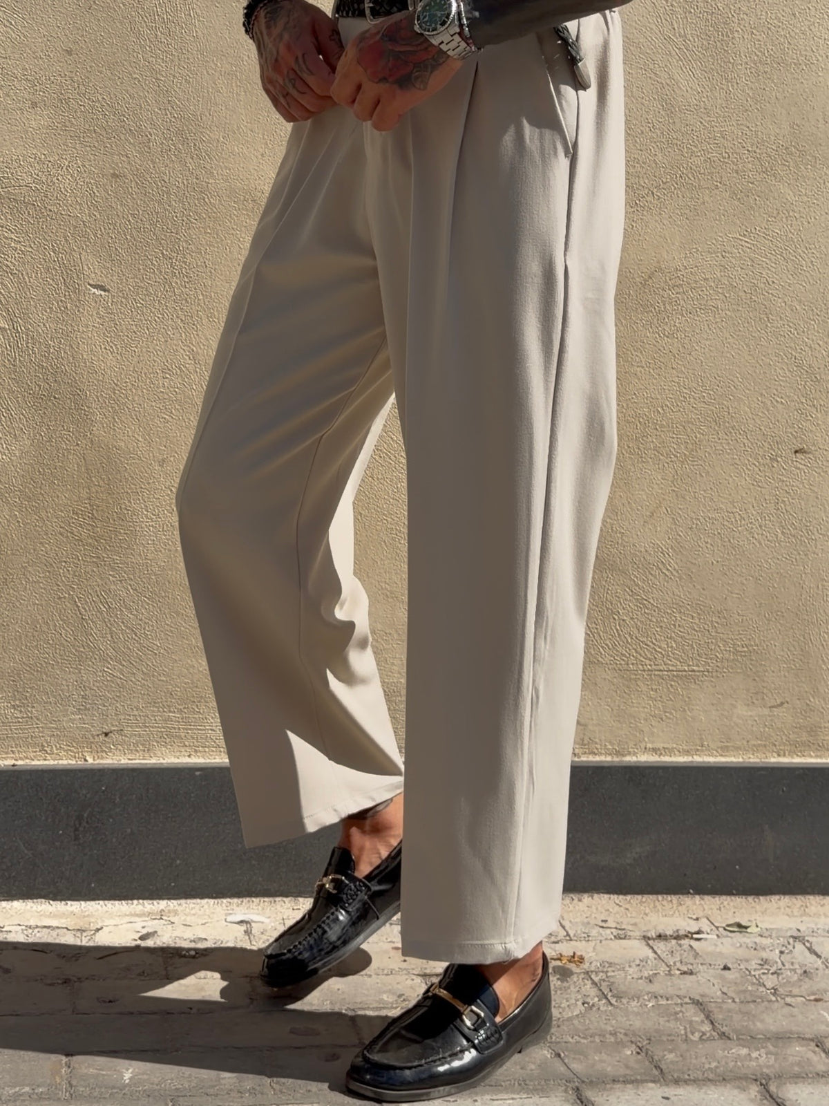 Pantalone Old Money Sabbia