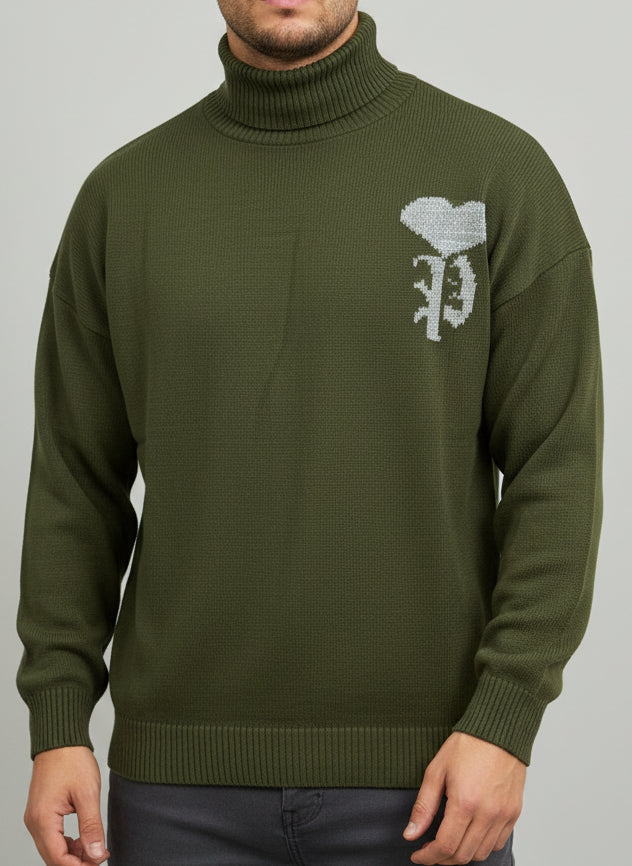 Maglioncino oversize Passion green