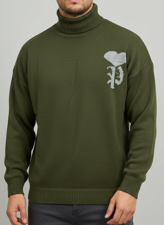 Maglioncino oversize Passion green