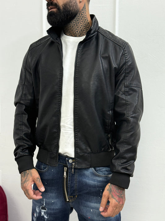 Giubbotto Biker Ecopelle