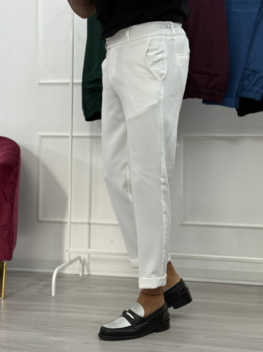 Pantalone Capri white
