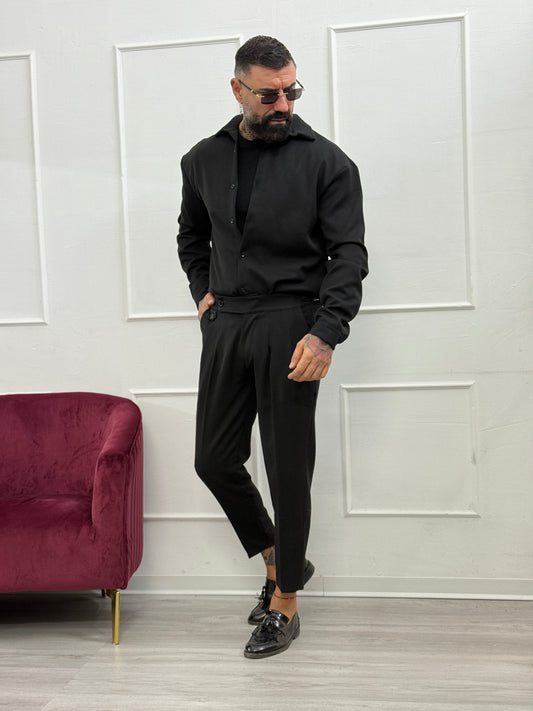 Coordinato slim nero