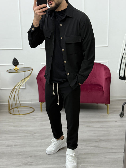 Coordinato Fashion Slim Fit Nero