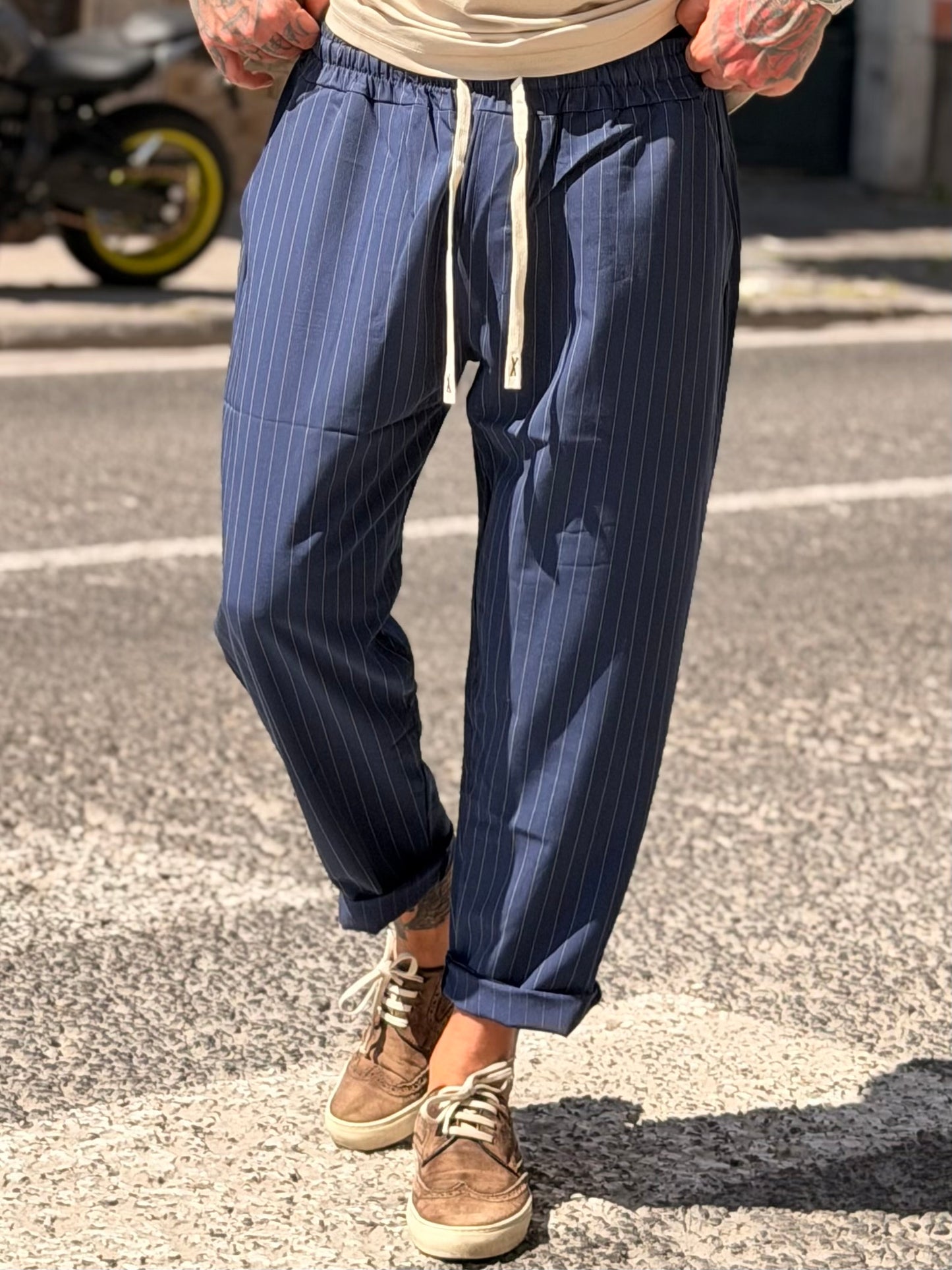 Pantafashion Gessato BLU