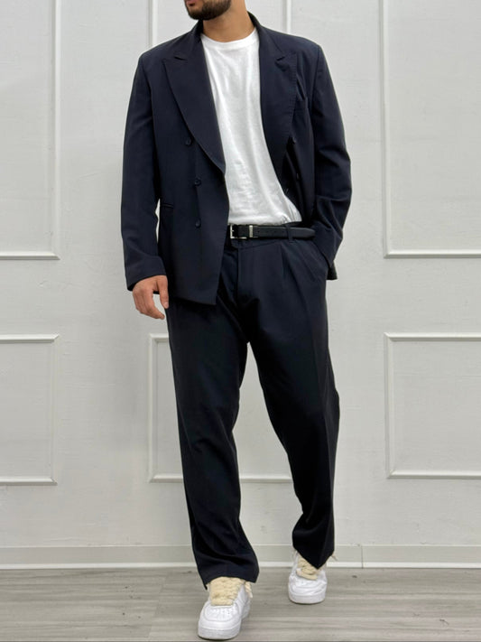 Abito Doppio Petto Oversize New blu