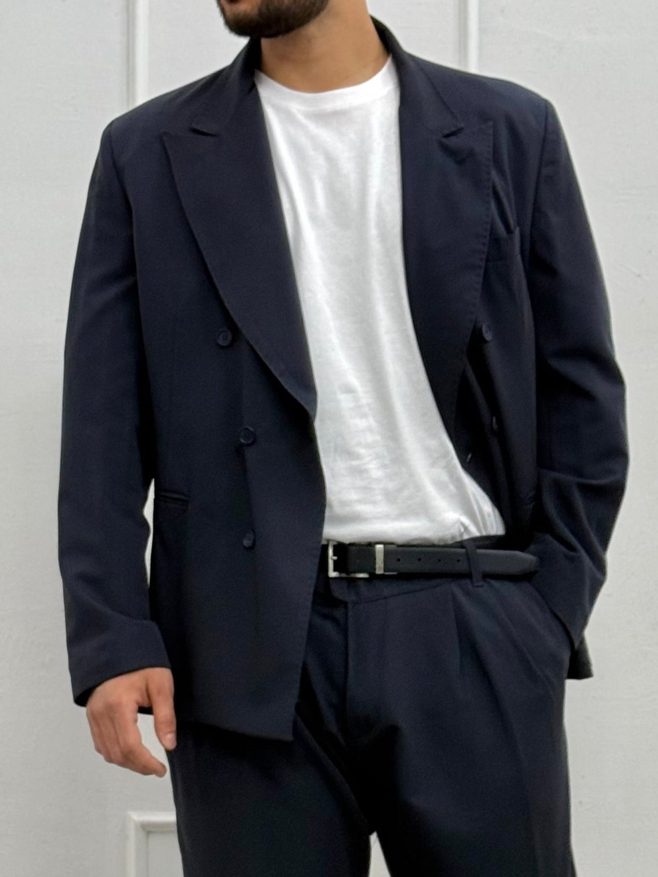 Abito Doppio Petto Oversize New blu