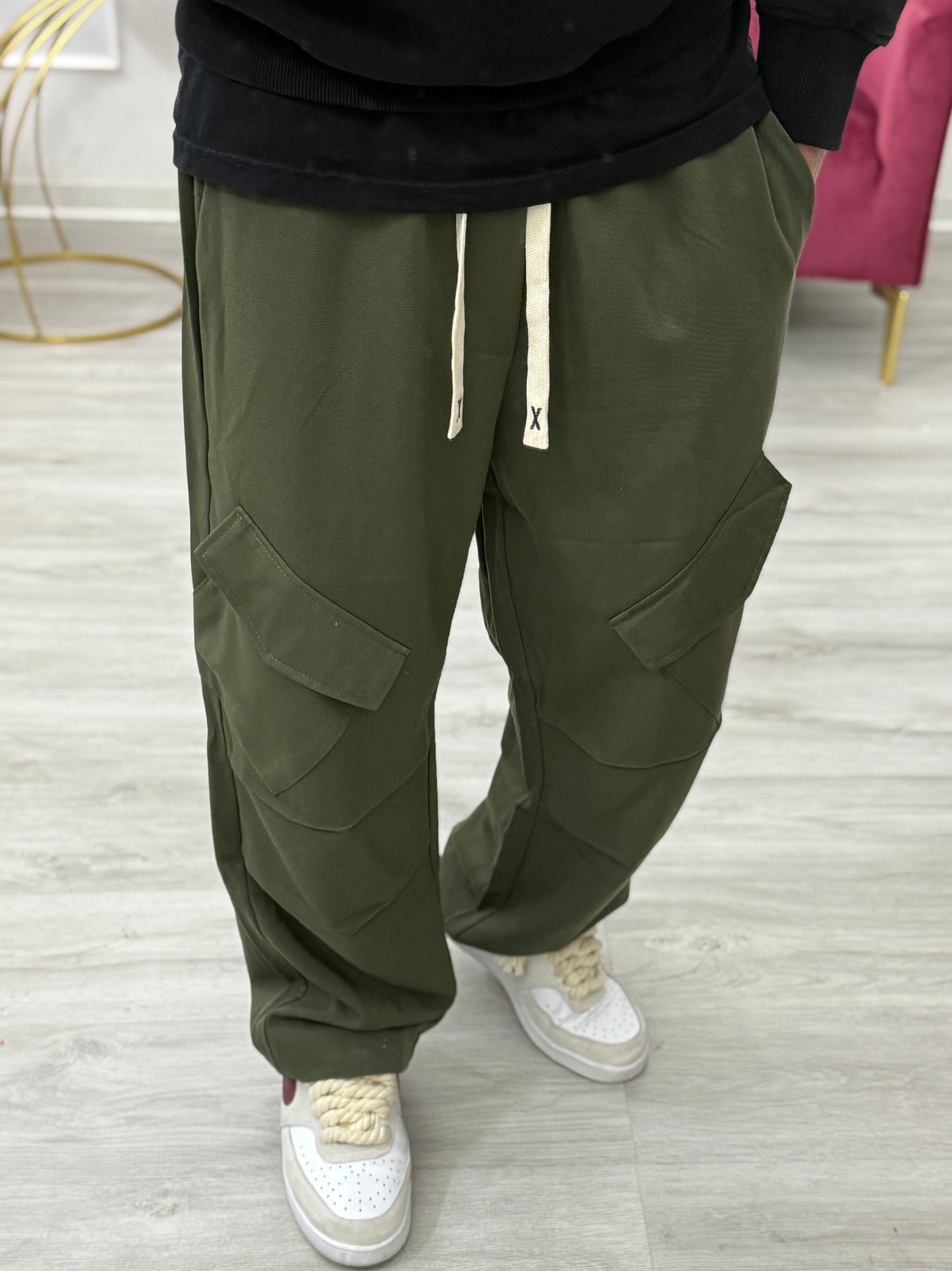 Pantalaccio cargo verde