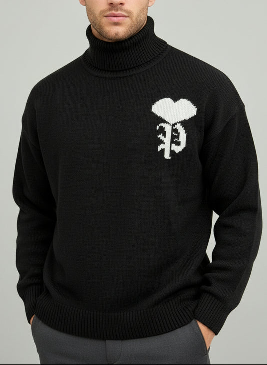 Maglioncino oversize Passion black