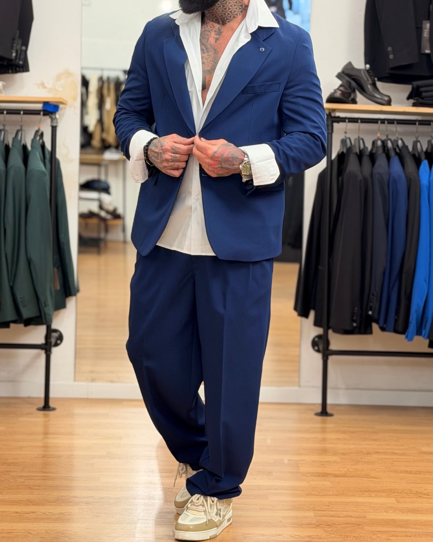 Abito Oversize Riviera Blu Avion 2.0